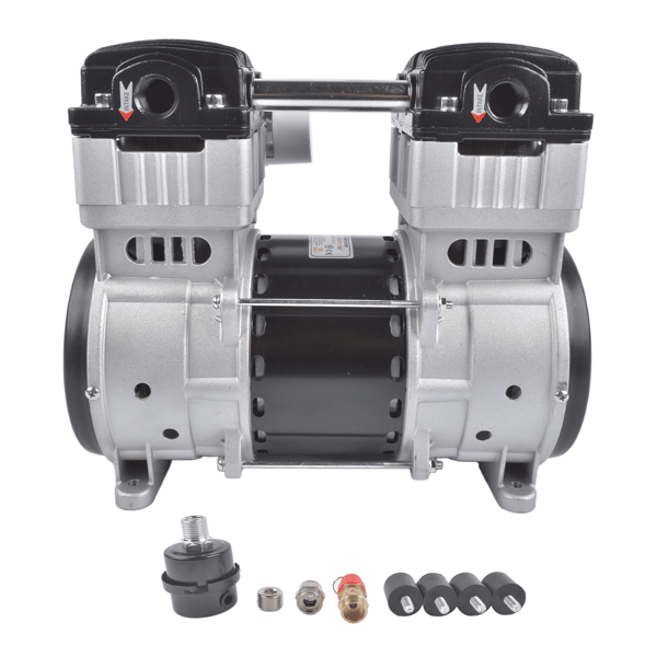 SP-9421 Air Compressor 2HP 110V 24Gallon Silent 70dB Oil-Free Piston Compressor