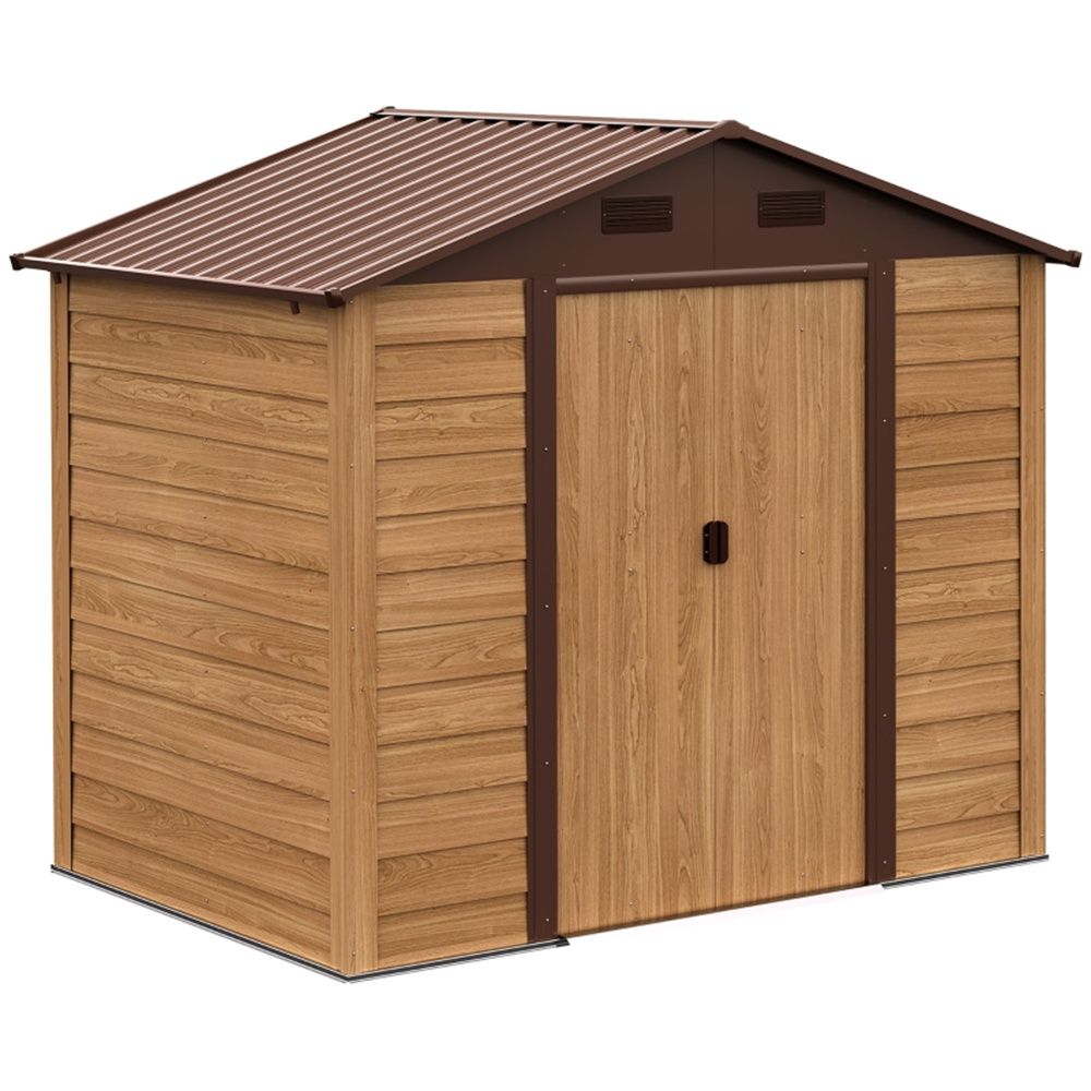 Steel Storage Shed Garden Tool house 7' x 4' White-AS ( Amazon Shipping)Prohibited by WalMart