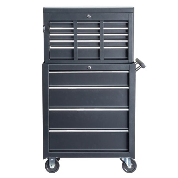 steel tool box black