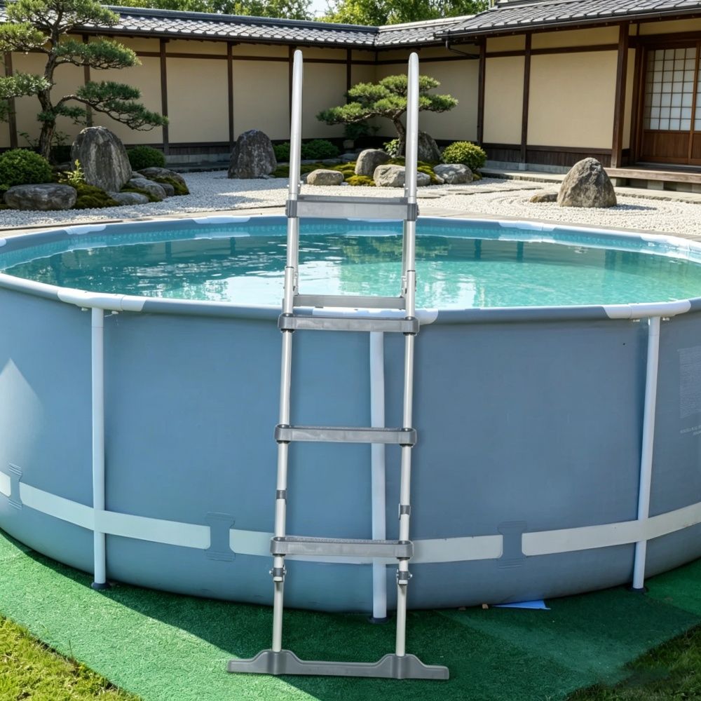 Swimming Pool Ladde 49.25 Inches X 30.25 Inches X 69.75 Inches