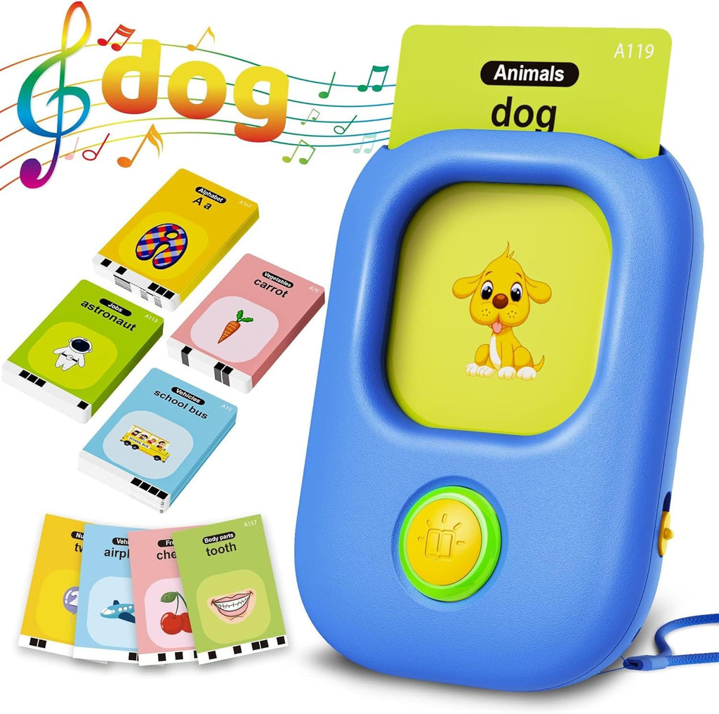(TEMU&TK only supports PICKUP)Talking Flash Cards,Kids Toddler Flash Cards with 224 Sight Words,Autism Sensory Toys,Speech Therapy Toys,Learning Educational Gifts for Age 1 2 3 4 5 Years Old Boys and