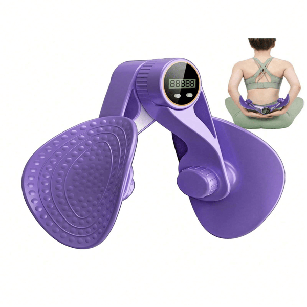 Thigh Master,Inner Thigh Exerciser,Thigh Exerciser Equipment,Pelvic Floor Exercise Devices, Kegel Exerciser for Women with Resistance Band - 3 Strength Levels and LED Counting Display
