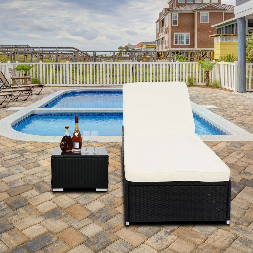 Three-Piece Flat Bed Black Four-Wire
