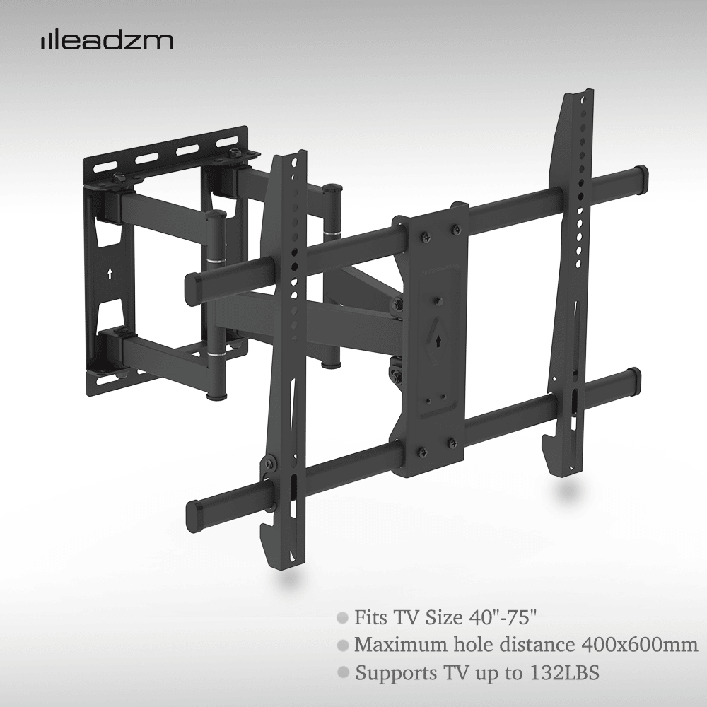 TMDS-106 40-75" Flat Tilting TV Wall Mount with Spirit Level