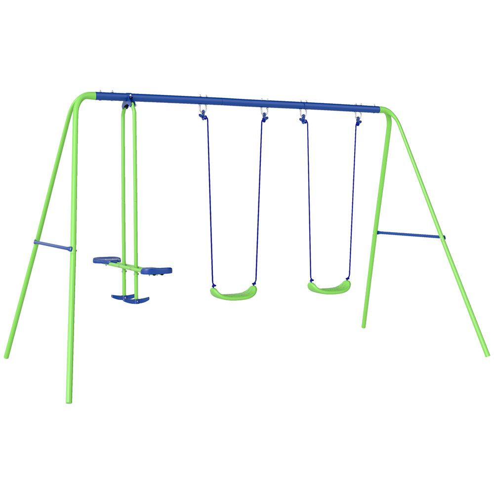 Toddler Swing Set with Adjustable Length 55 Inches