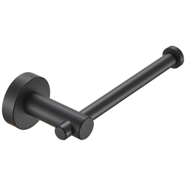 Toilet Paper Holder Matte Black Thicken Space Aluminum Toilet Roll Holder for Bathroom; Kitchen; Washroom Wall Mount