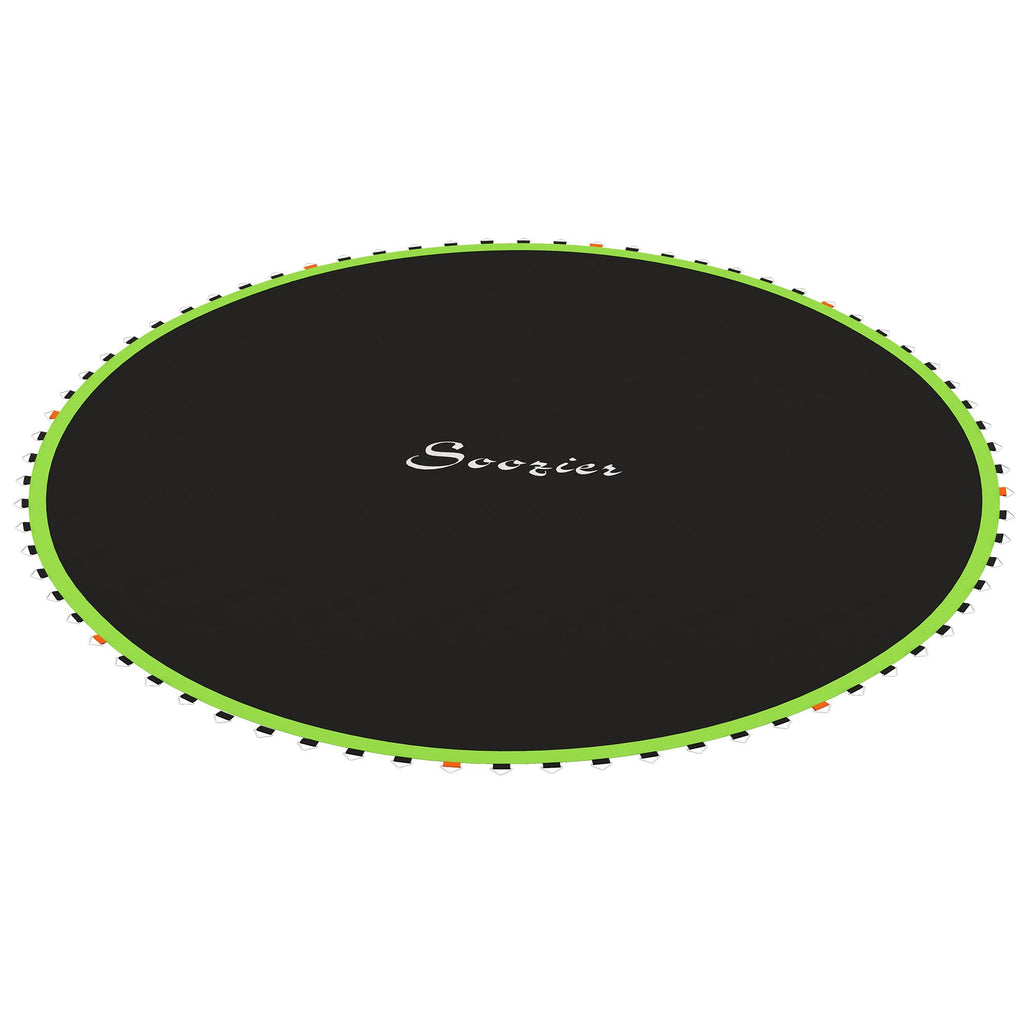 Trampoline Mat Replacement, Fits 12'/14' Trampoline with 72/80 V-Hooks & 5.5" Springs, Green