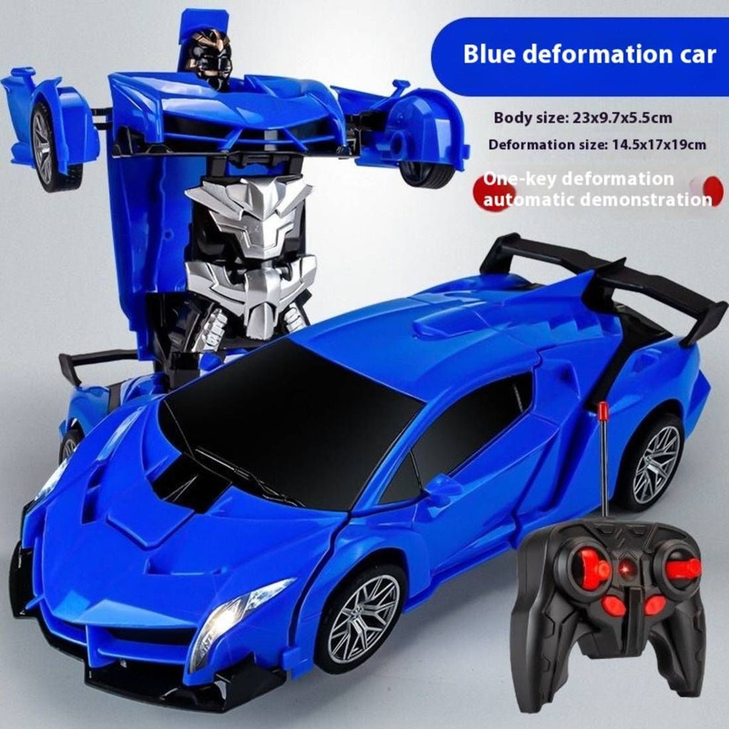 Transforming Car Robot, One-Button Deformation R/ C Toy Car, 1:18 Scale 360°Rotating Drifting, Toys Suitable for Kids Over 3+ Years Old, Educational Toys, Children's Day Gift, Birthday