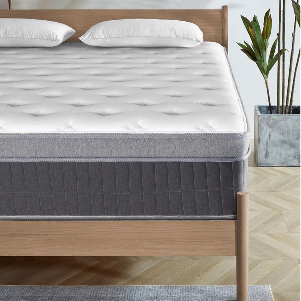 Twin Size Mattress in a Box 12 Inch Memory Foam Hybrid Mattress with Pocketed Springs Medium Firm Support Motion Isolation Edge Support 180 Night Trial