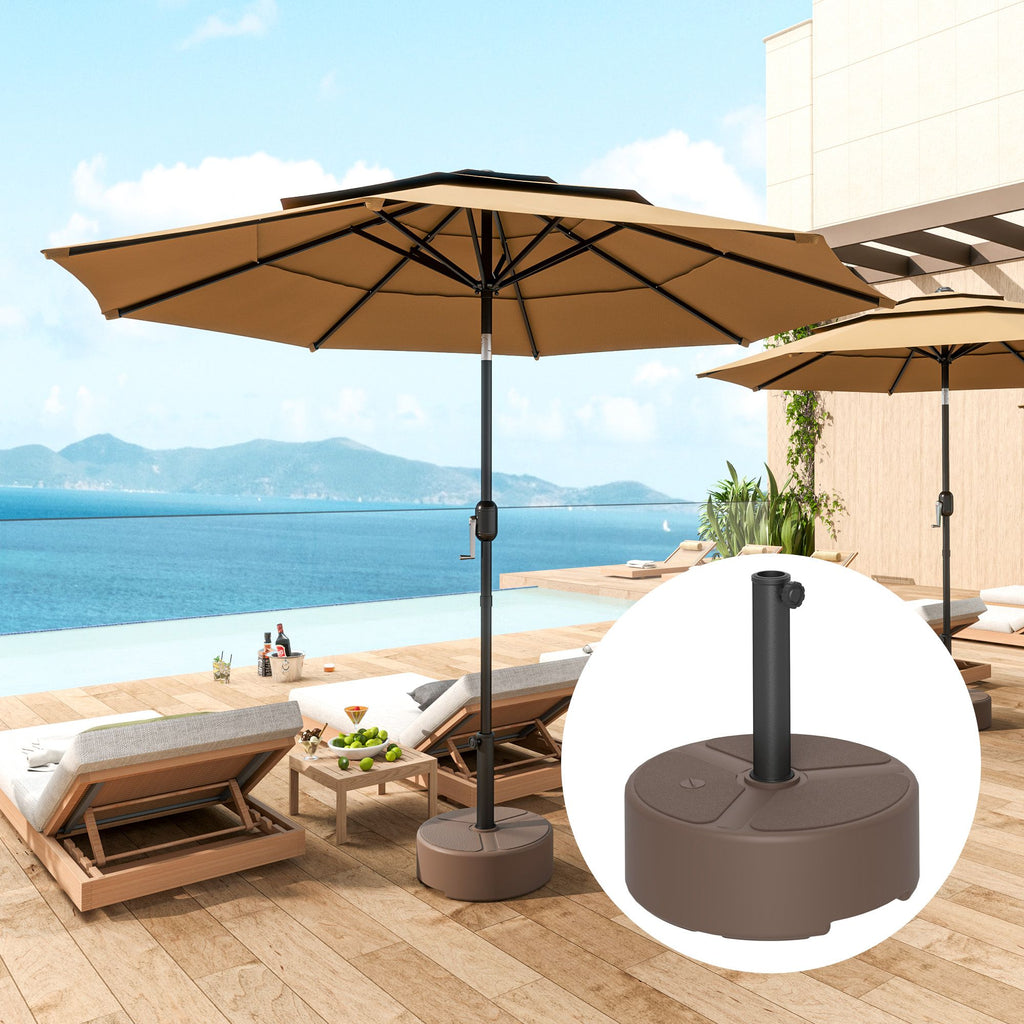 Umbrella Base 17.7 Inches for Garden