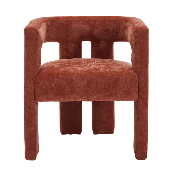 UNITED WE WIN Contemporary Designed Fabric Upholstered Accent/Dining Chair /Barrel Side Chairs Kitchen Armchair for Living Room 2PC/SET