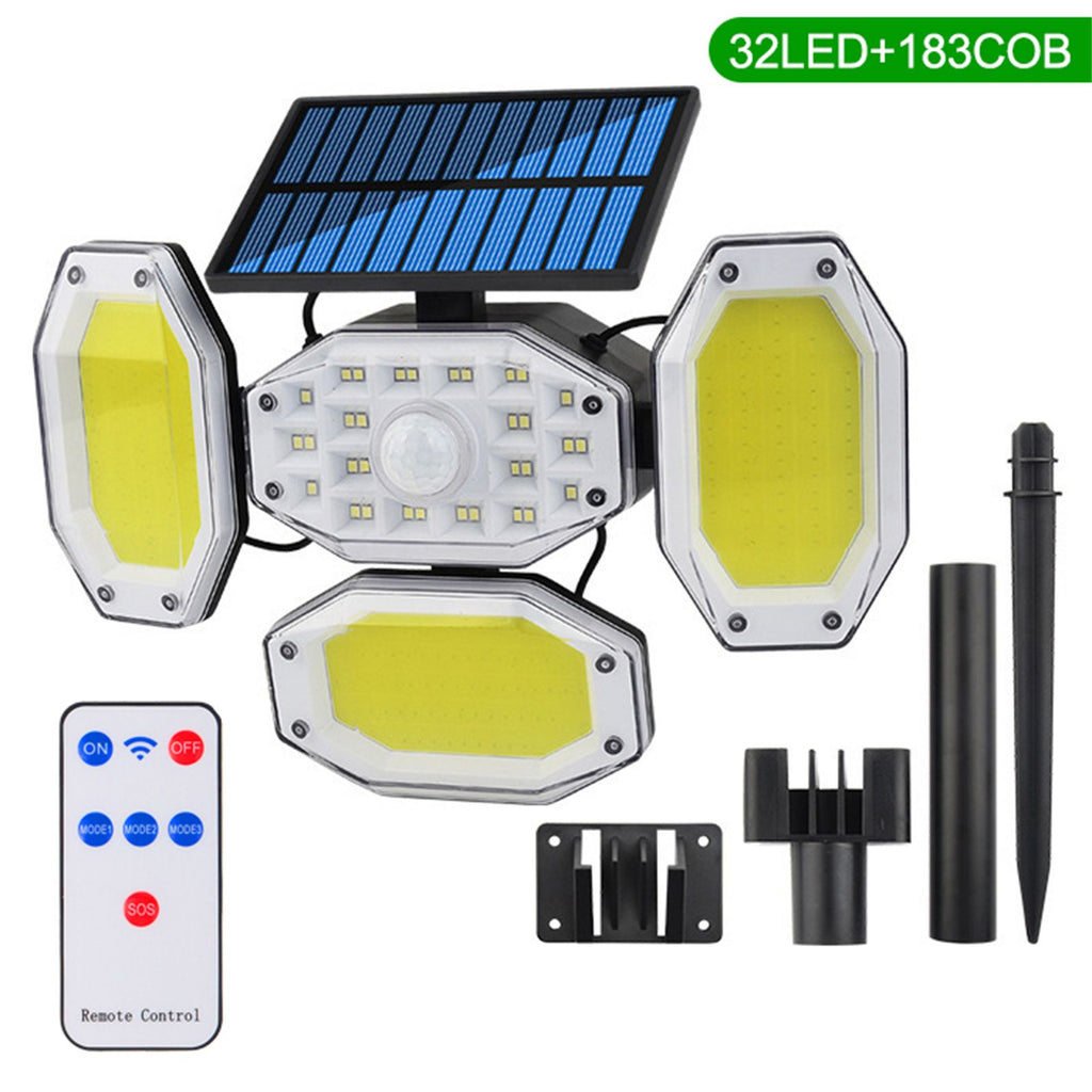 Upgraded Solar Motion Sensor Light Security Lamp Garden Outdoor Waterproof(tk/temu self-pickup orders)