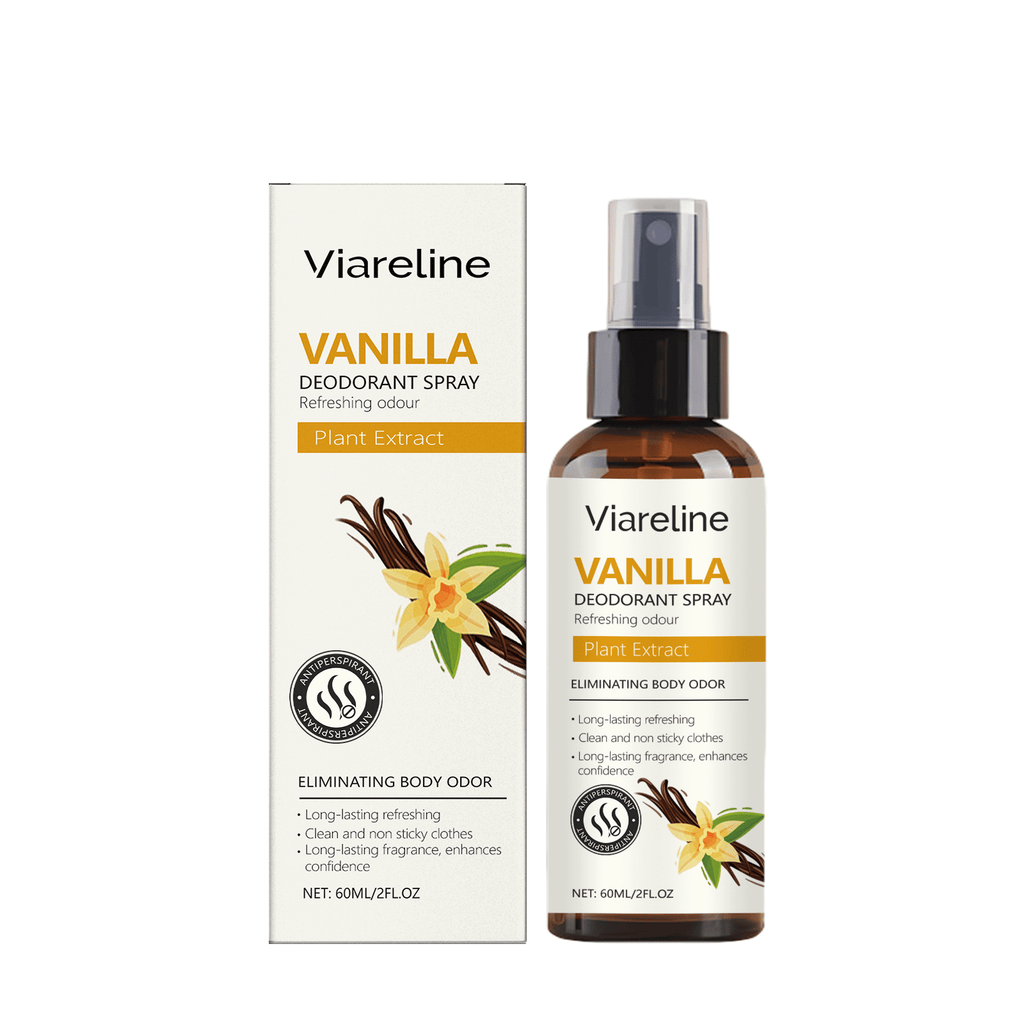Viareline Vanilla Refreshing Spray s Odors And Perspiration With Natural Fragrance Refreshing The And Lasting Fragrance