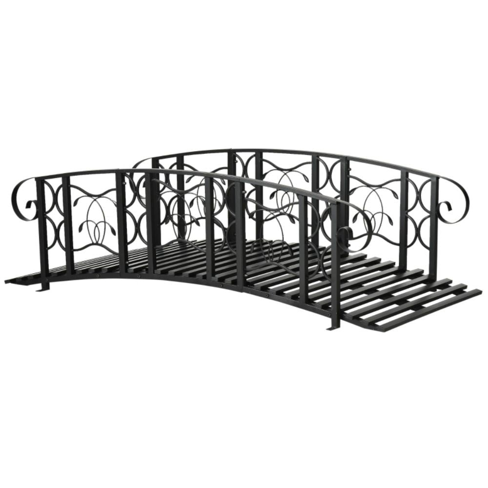 Vintage Style Garden Bridge 72.75 Inches for Outdoor