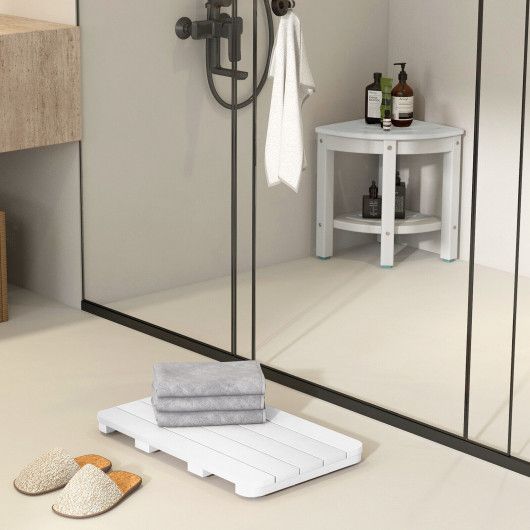 Waterproof HIPS Spa Shower Mat for Bathroom with Non Slip Foot Pads