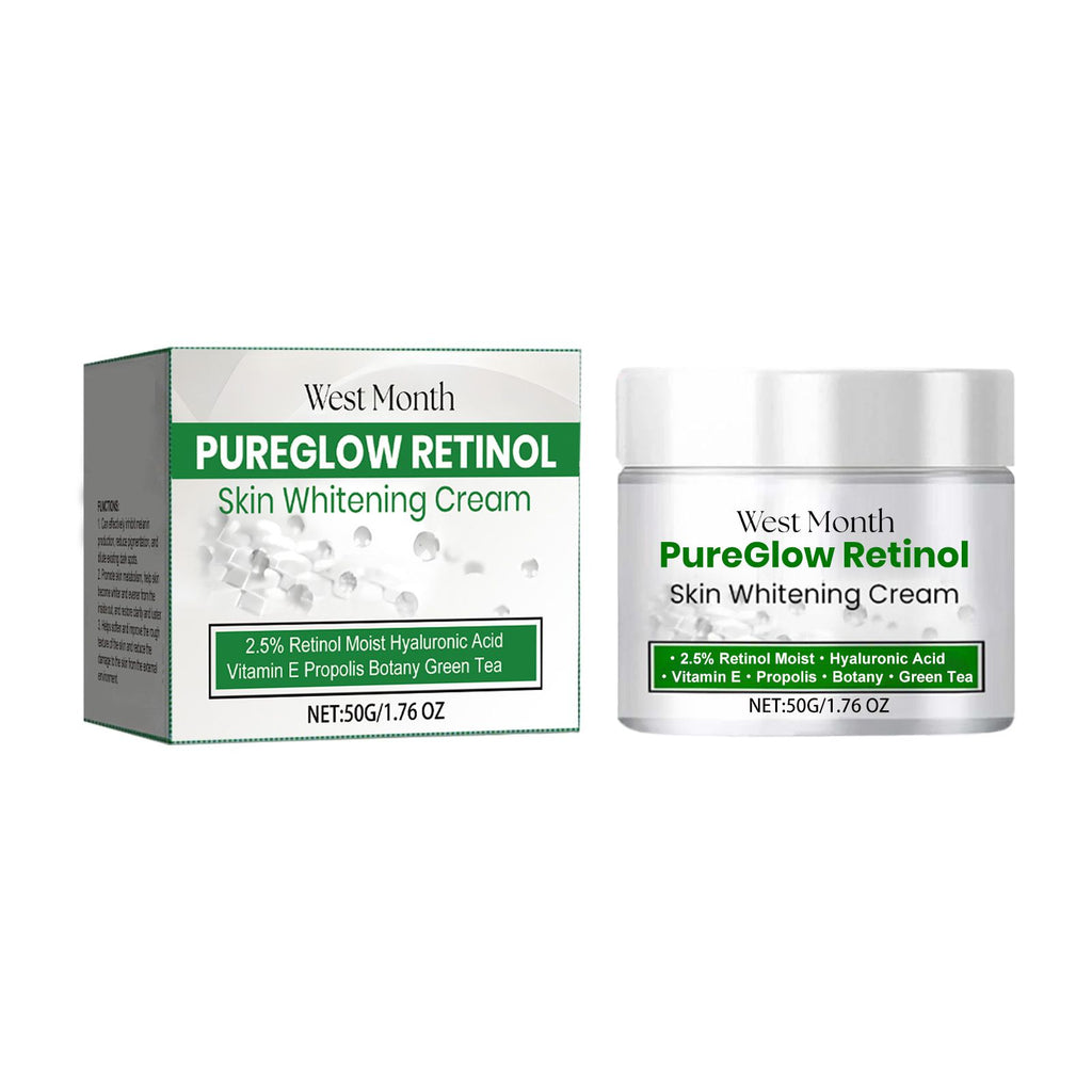 West Month Retinol Brightening Cream, Improves Skin Dullness, Brightens, Hydrates, Nourishes And Rejuvenates Skin