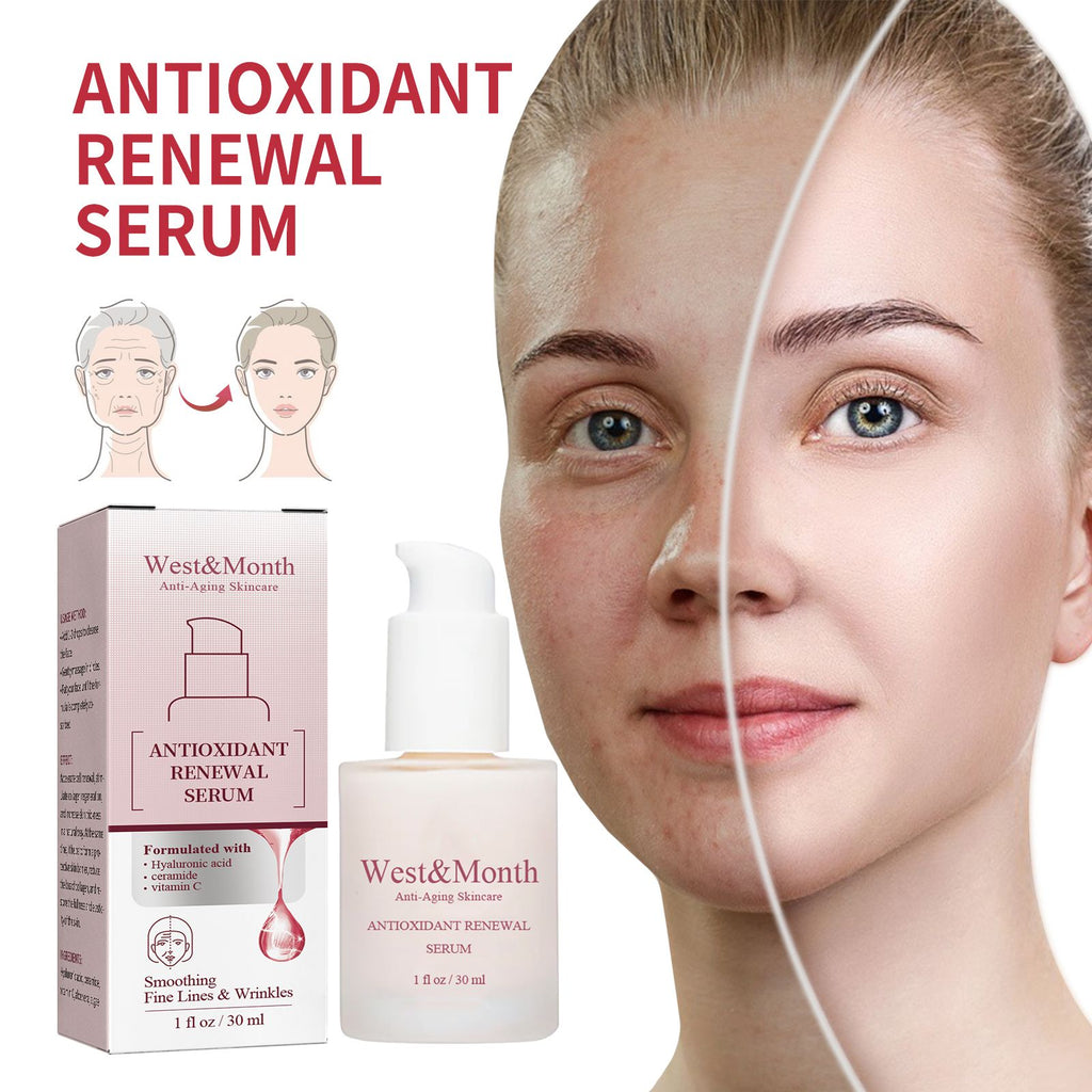 West&Month Antioxidant Renewal Serum, Tighten Facial Skin, Lighten Lines, Moisturize And Aging Serum