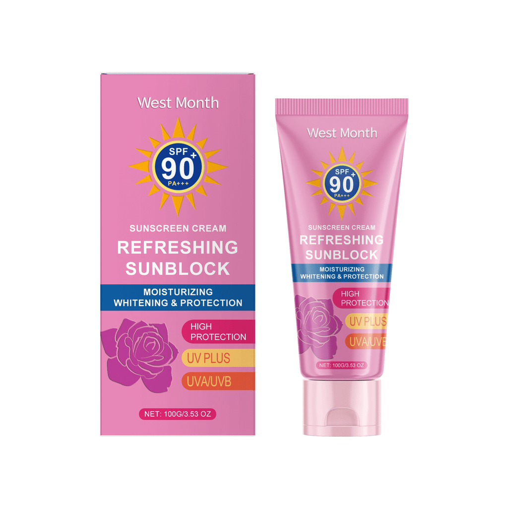 West&Month Brightening And Protecting Cream For Outdoor Moisturizing, Protecting And Protecting Face And Skin