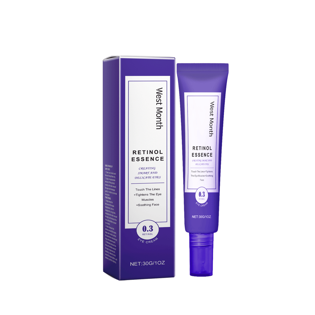 West&Month Eye Cream, Moisturizing And Moisturizing Skin Around The Eyes To Reduce Fine Lines Gentle Repair Massage Eye Cream