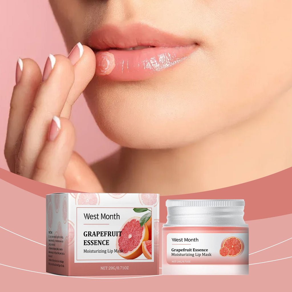 West&Month Grapefruit Moisturizing Lip Mask Effectively Nourishes Lips, Brightening And Moisturizing Lips