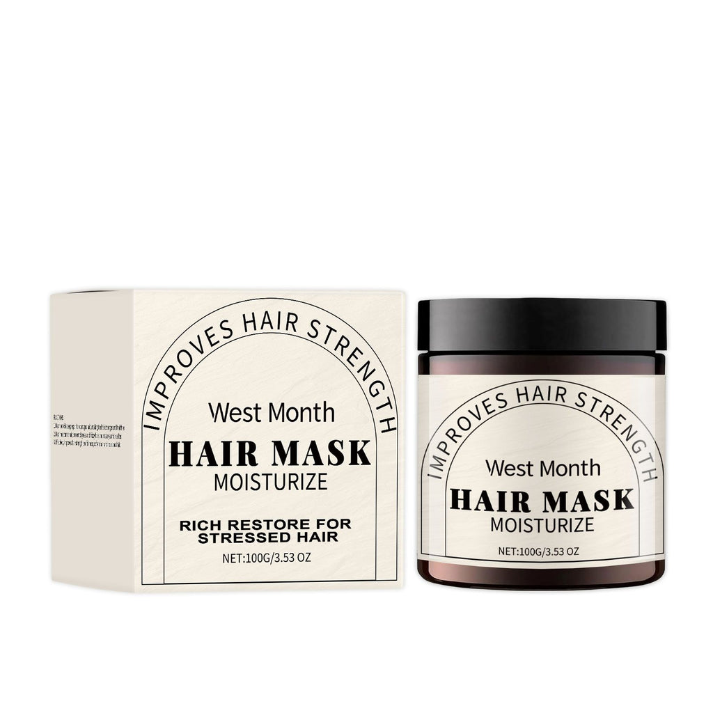 West&Month Moisturizing Hair Mask, Moisturizing, Nourishing And ing Dry Hair, Smooth, Soft And Glossy Hair Mask