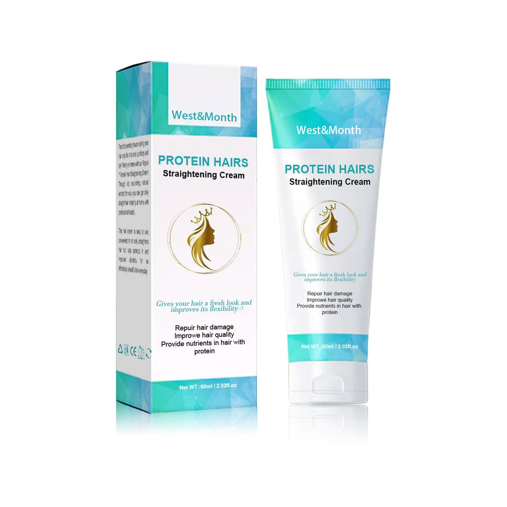 West&Month Protein Hair Cream, Non- Long-lasting Styling Damage Soft Cream