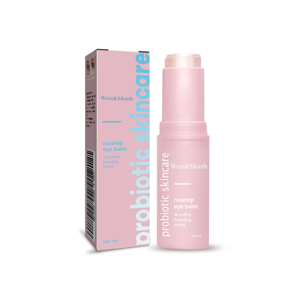 West&Month Rosehip Eye Cream Stick, Eye Area Moisturizing Light Line Dark Circles Lift Firming Eye Cream