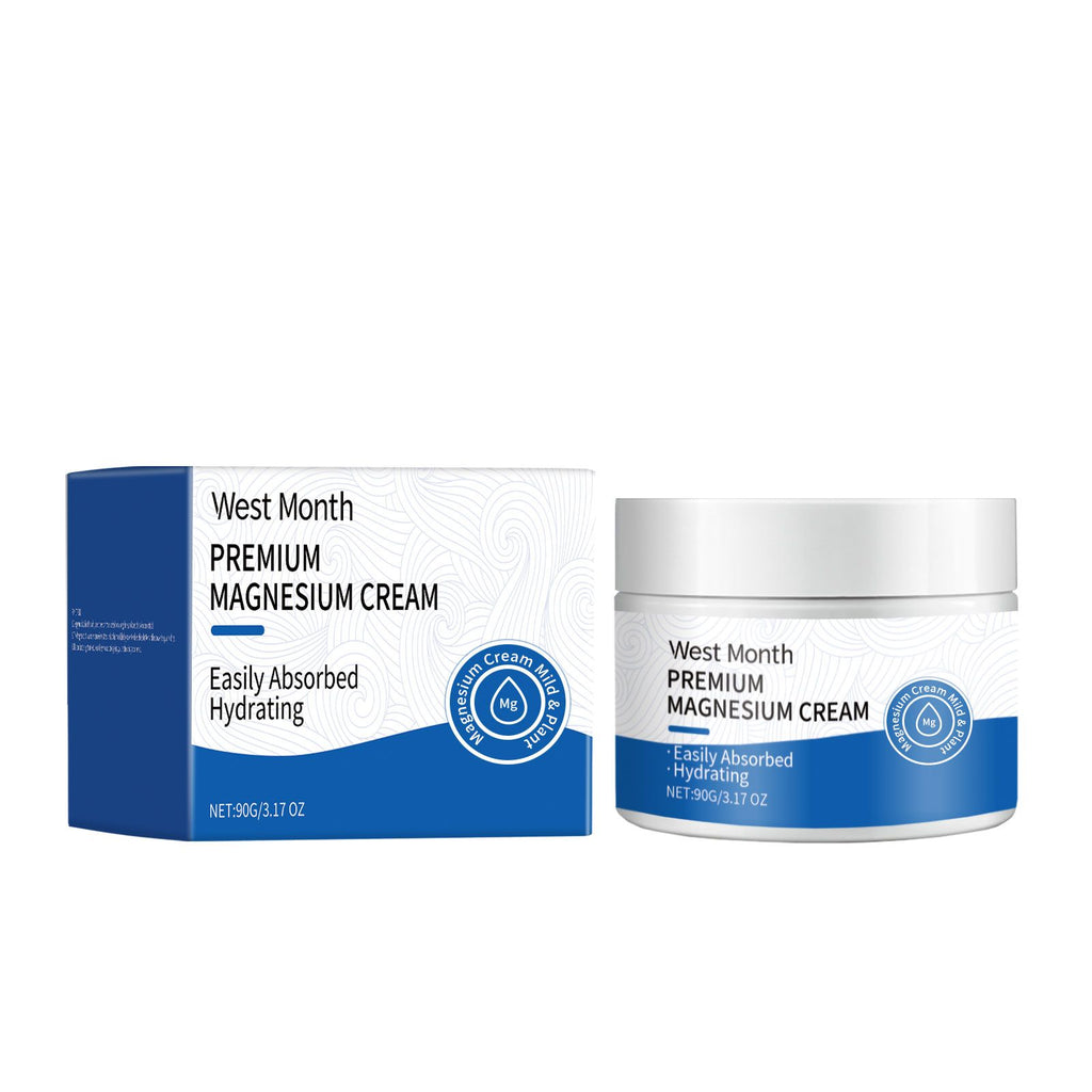 West&Month Sleep Magnesium Cream, Moisturizing And Refreshing Lavender Fragrance Care Sleep Lotion