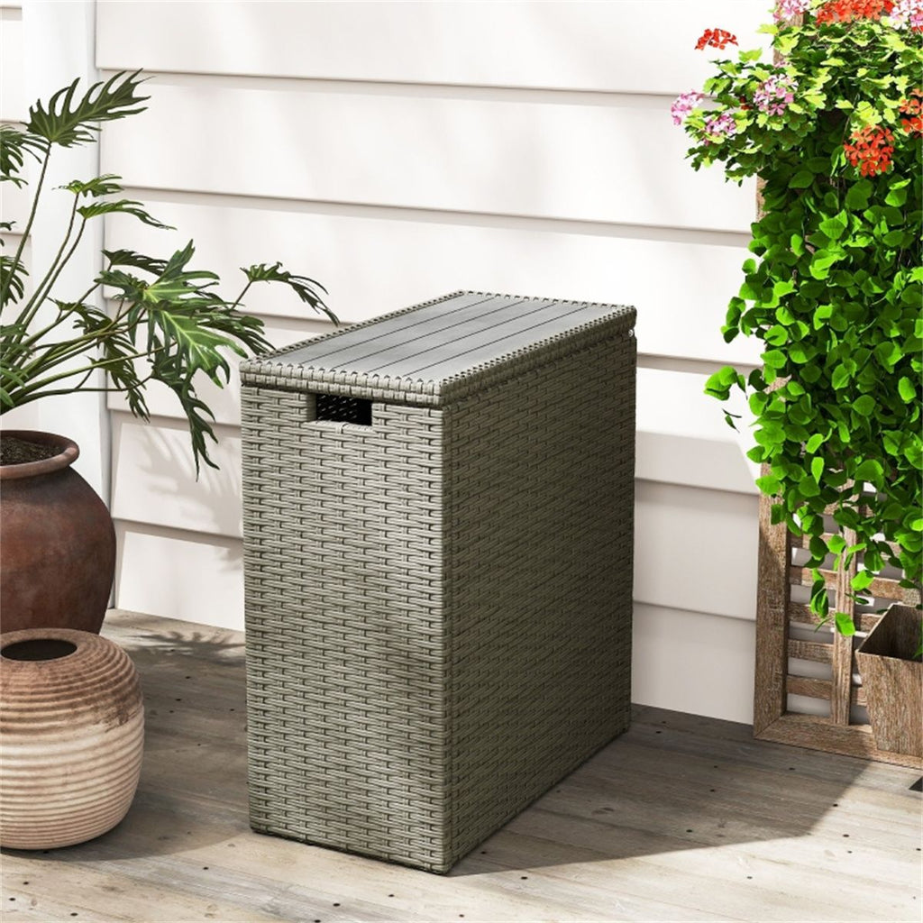 Wicker Outdoor Storage Box