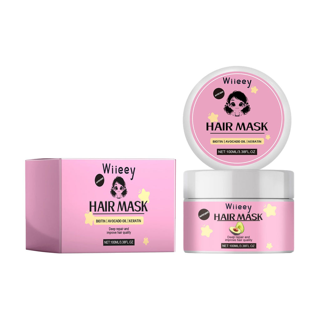 Wiieey Avocado Nourishing Hair Mask Brightening Smooth Hair Nourishing Frizzy Split Ends ing Hair Mask