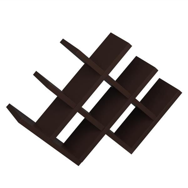 Wine Rack Wine Holder Wine Storage 8 Bottle Rack Brown Color
