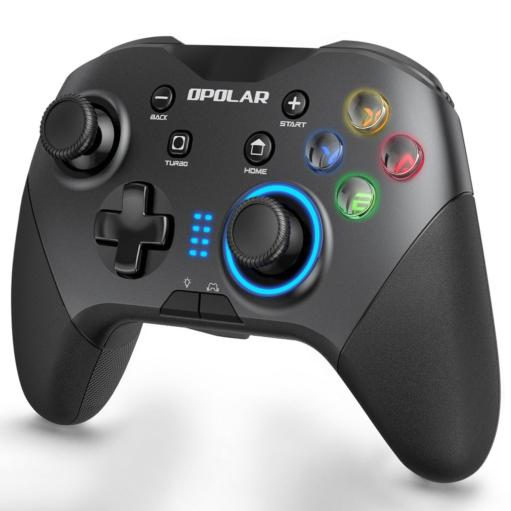 Wireless Bluetooth Gaming Controller Gamepad for PC Windows 7 8 10/Nintendo Switch/Android 4.0 UP/iOS, Motion Control, Dual Vibration, M Buttons, TURBO Function XH