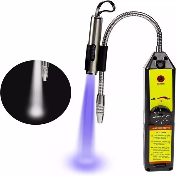 WJL-6000-UV Freon Leak Durable Detector Halogen Gas Tester HVAC Refrigerant AC