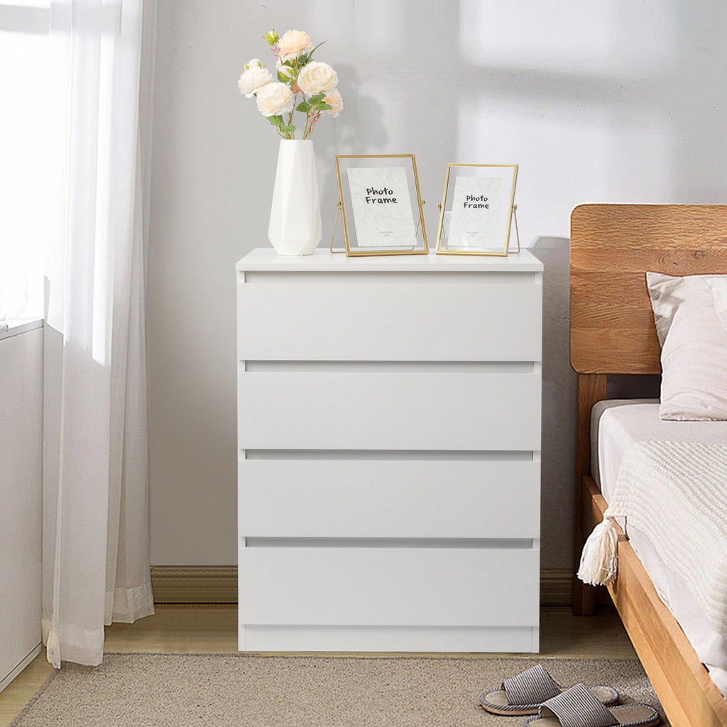 [] Wood Simple 4-Drawer Dresser White