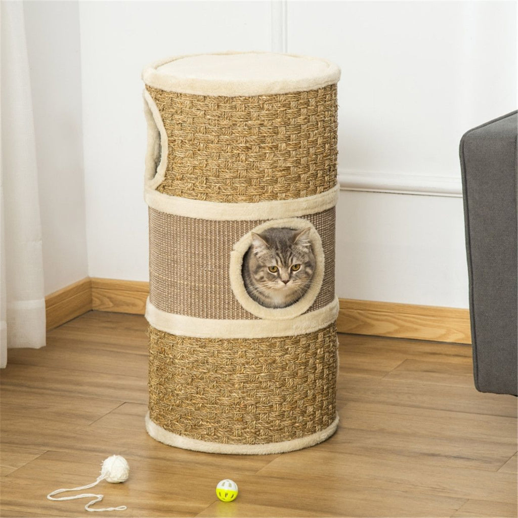 Wooden Cat House/Cat Trees /Cat Climbing Tower ( Amazon Shipping)(Prohibited by WalMart)