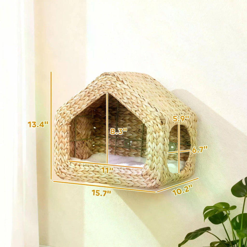 Wooden Cat House(No shipments on weekends)