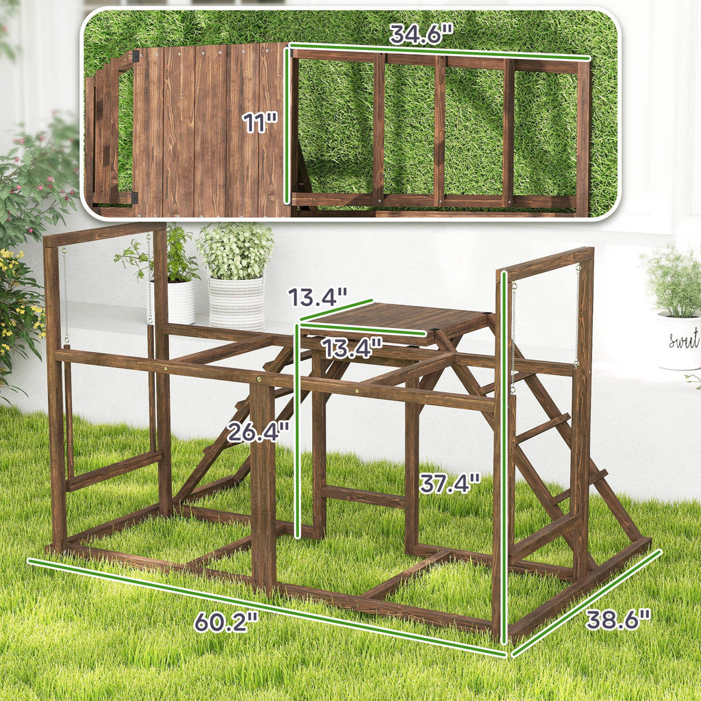 Wooden Chicken Activity Play Set