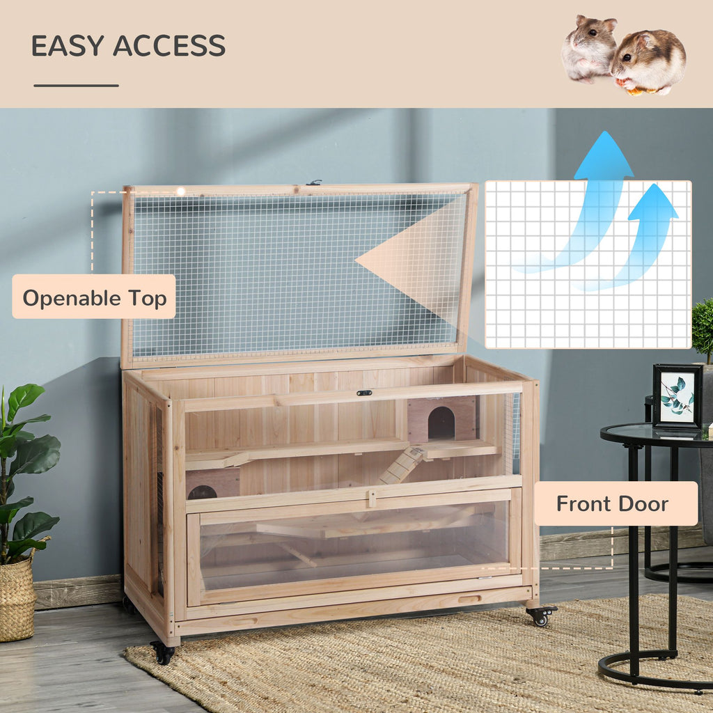 Wooden Hamster Cage ( Amazon Shipping)(Prohibited by WalMart)