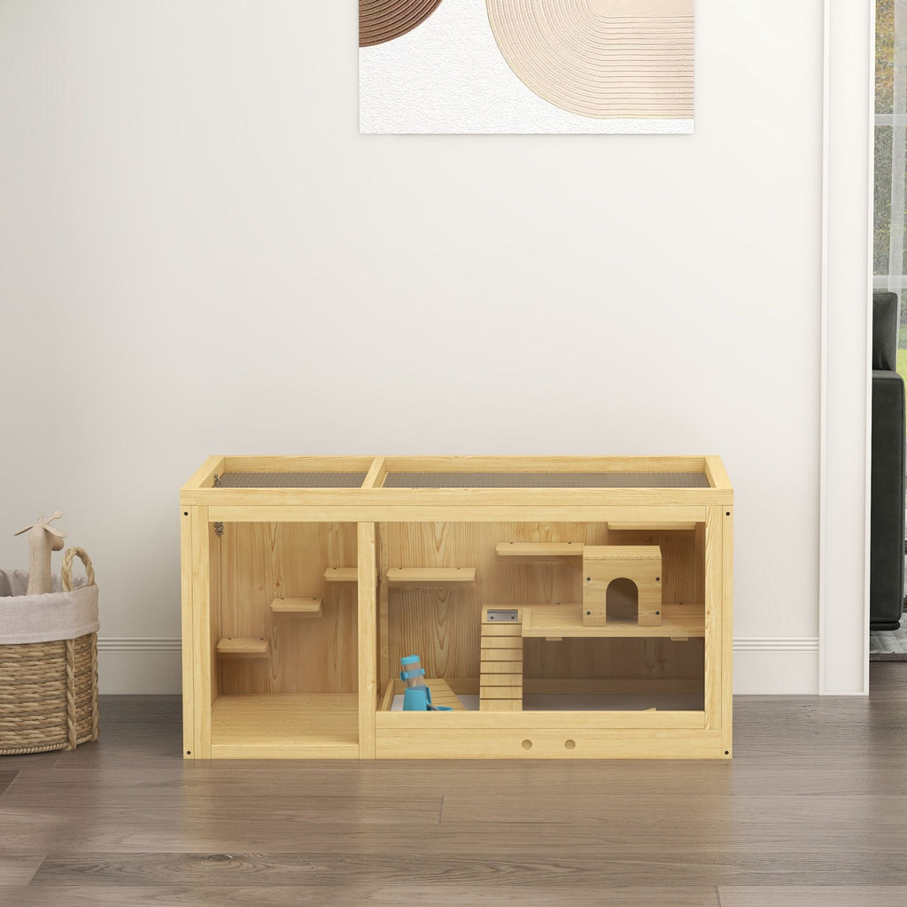 Wooden Hamster Cage ( Amazon Shipping)(Prohibited by WalMart)