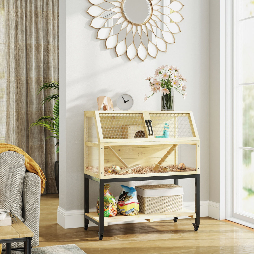 Wooden Hamster Cage ( Amazon Shipping)(Prohibited by WalMart)