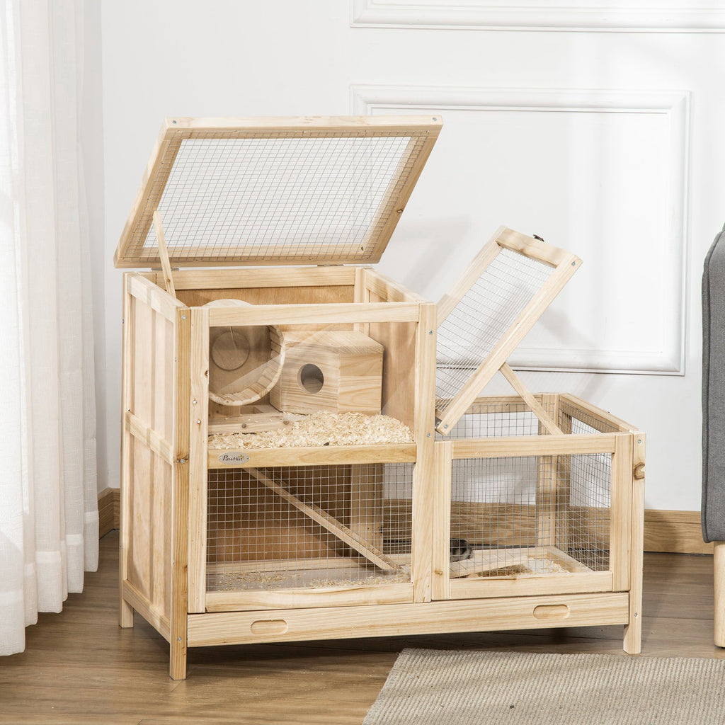 Wooden Hamster Cage ( Amazon Shipping)(Prohibited by WalMart)