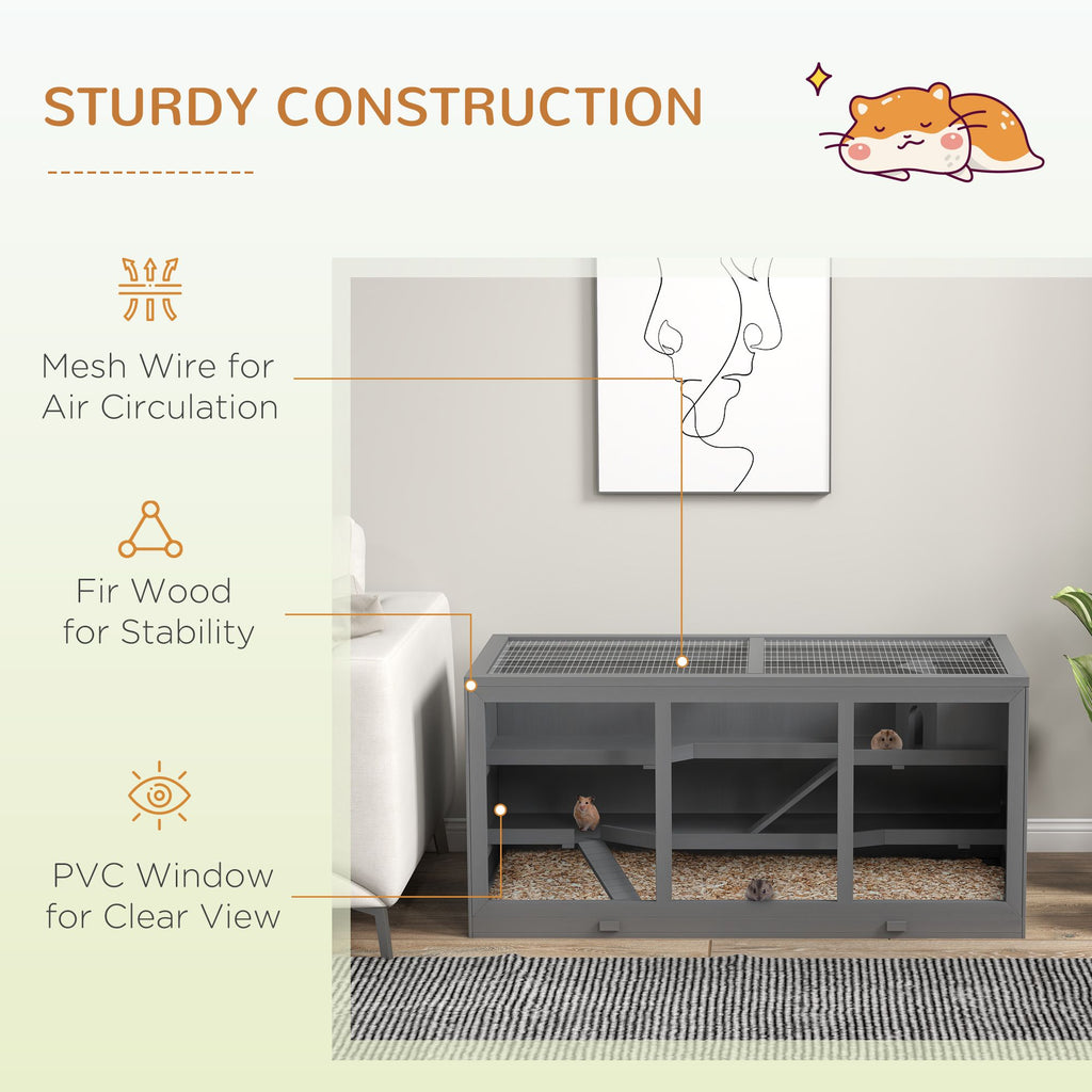 Wooden Hamster Cage ( Amazon Shipping)(Prohibited by WalMart)