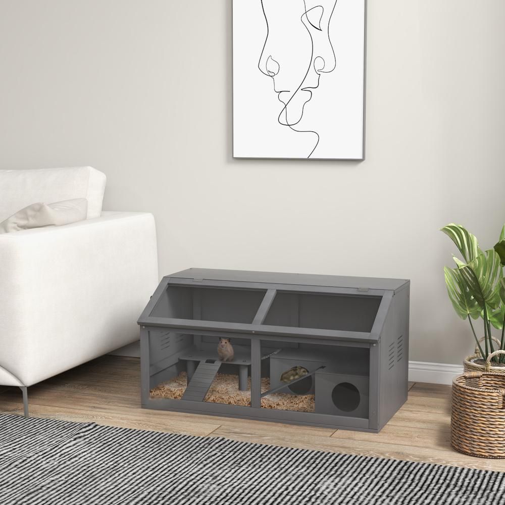 Wooden Hamster Cage ( Amazon Shipping)(Prohibited by WalMart)