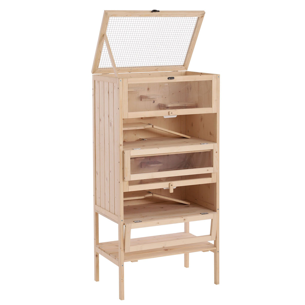 Wooden Hamster Cage Mice Habitat Rat Habitat ( Amazon Shipping)(Prohibited by WalMart)
