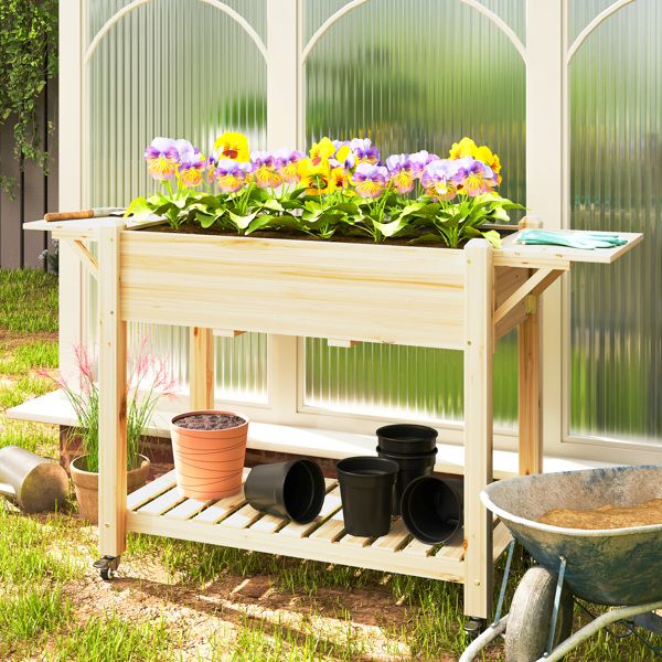 Wooden Planter, Flower shelf,Wood Planter Box