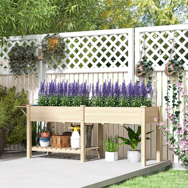 Wooden Planter, Flower shelf,Wood Planter Box
