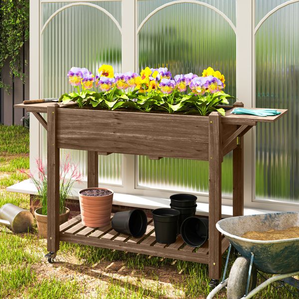 Wooden Planter, Flower shelf,Wood Planter Box