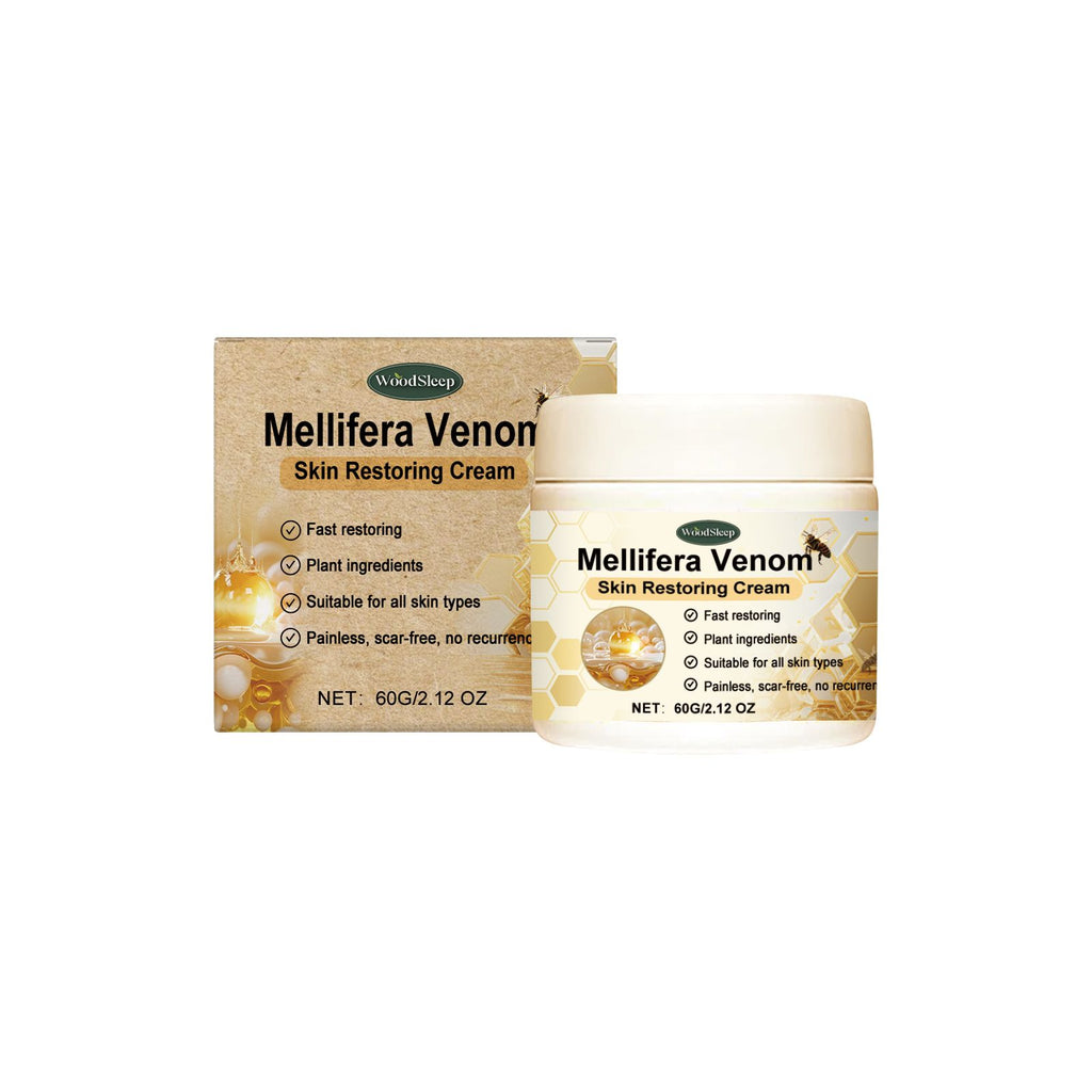 WoodSleep Bee Venom Skin Repair Cream, A Gentle Formula For Skin Cleansing And Smoothing Skin Care Cream