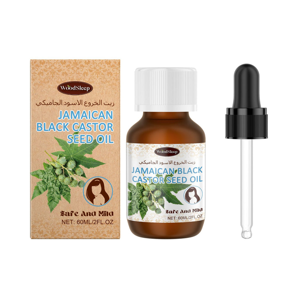 WoodSleep Black Castor Hair Care Oil Nourishes Hair And Scalp Smoothing Perm Essence Hair Care Oil