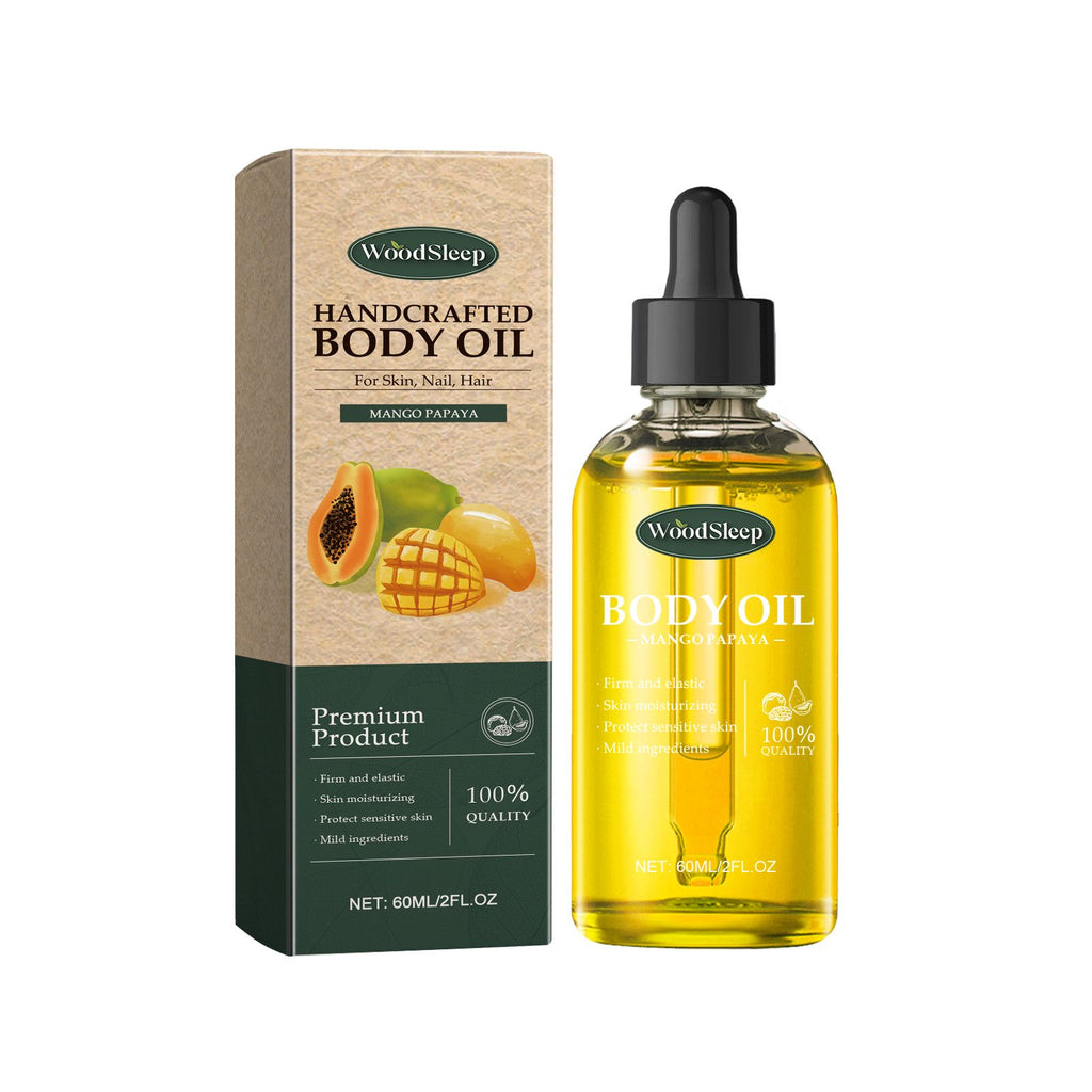 Woodsleep Handmade Papaya And Mango Oil Nourishes, Caress And Massages All Over The Skin